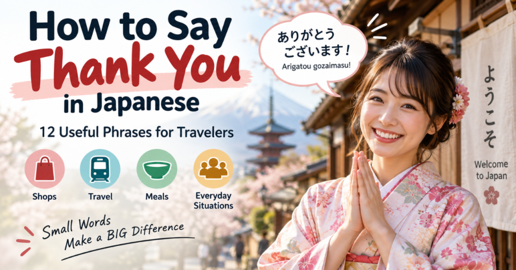 How to Say Thank You in Japanese: 12 Useful Phrases for Travelers