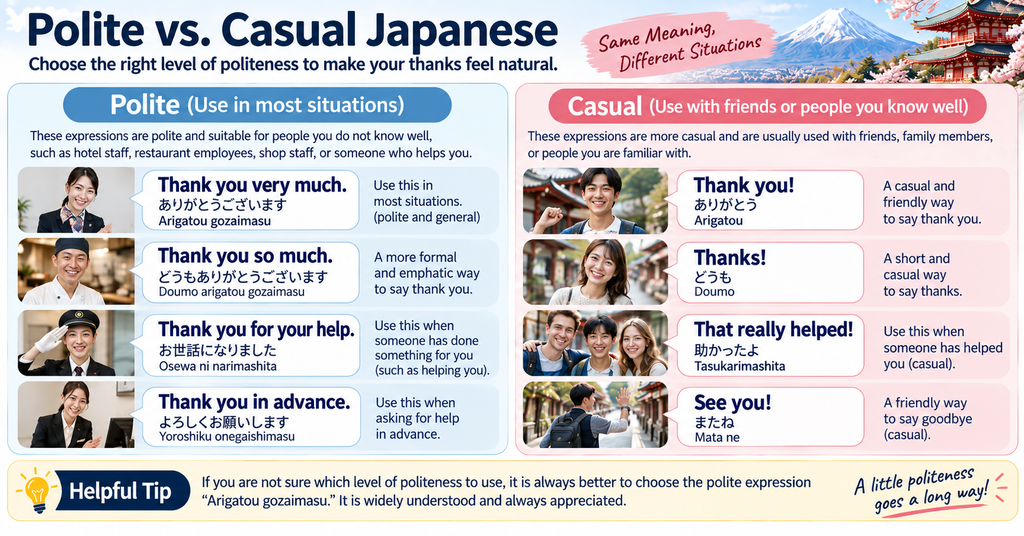 Polite vs. Casual Japanese Matters