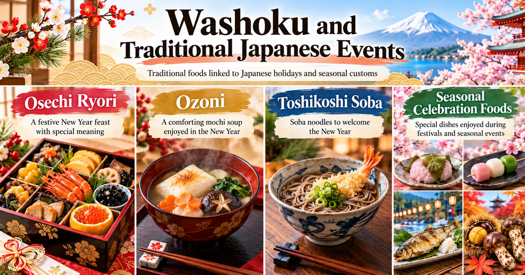 Washoku and Traditional Japanese Events