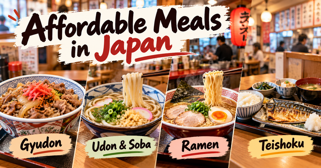 Teishoku Set Meals. AI-generated illustration.