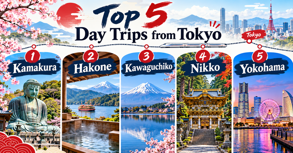 Final Tips for Choosing a Tokyo Day Trip. AI-generated illustration.