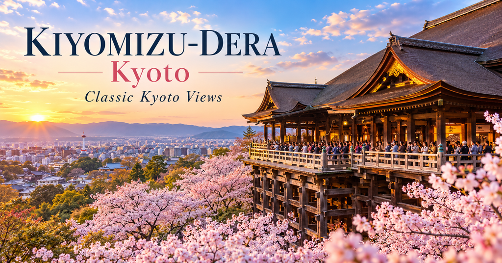 Kiyomizu-dera Temple. AI-generated illustration.