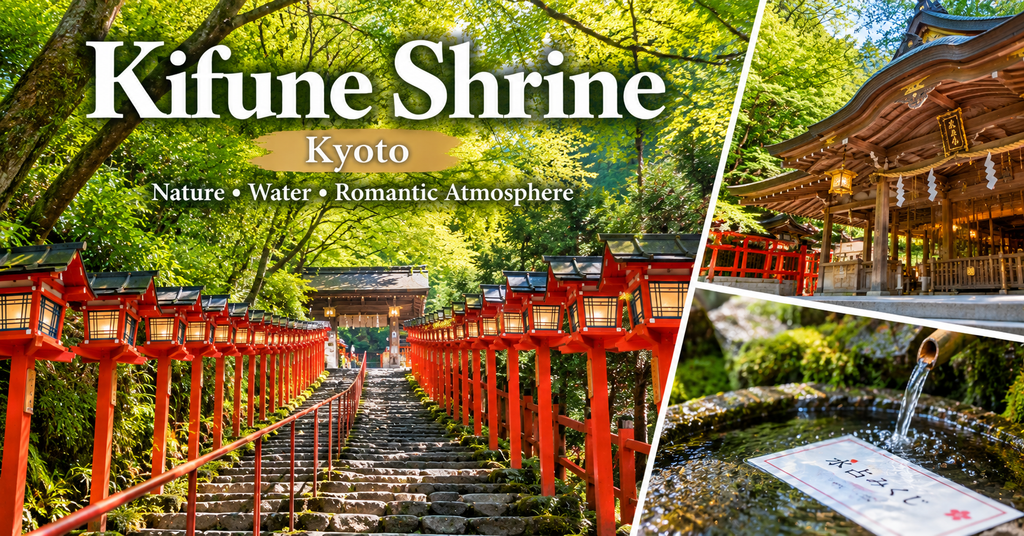 Kifune Shrine. AI-generated illustration.