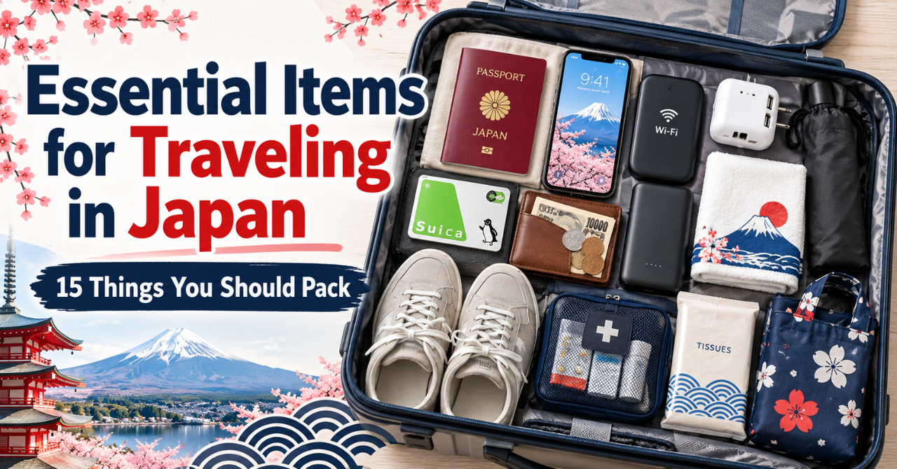 Essential Items for Traveling in Japan