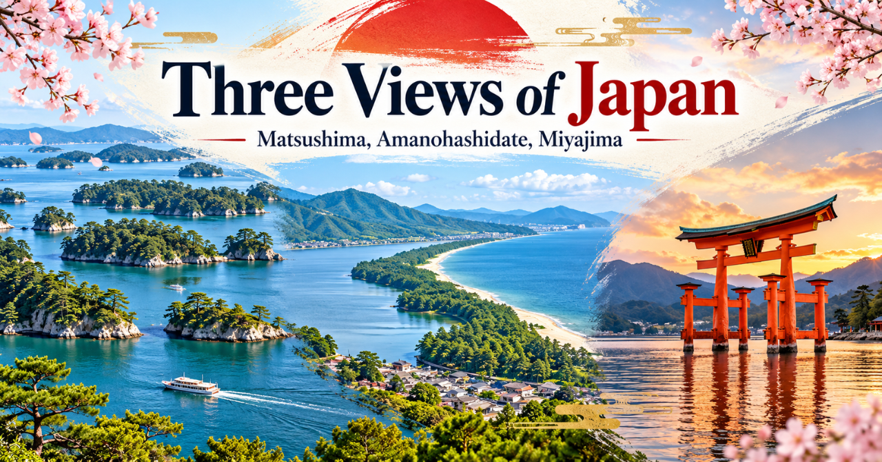 Japan's Most Scenic Spots: The “Three Views of Japan”