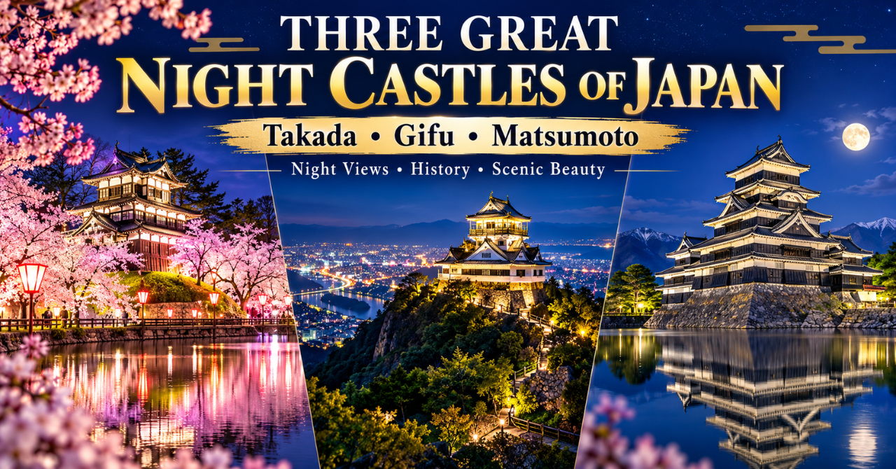 Japan’s Three Great Night Castles
