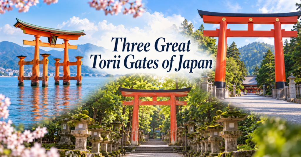 The Three Great Torii Gates of Japan