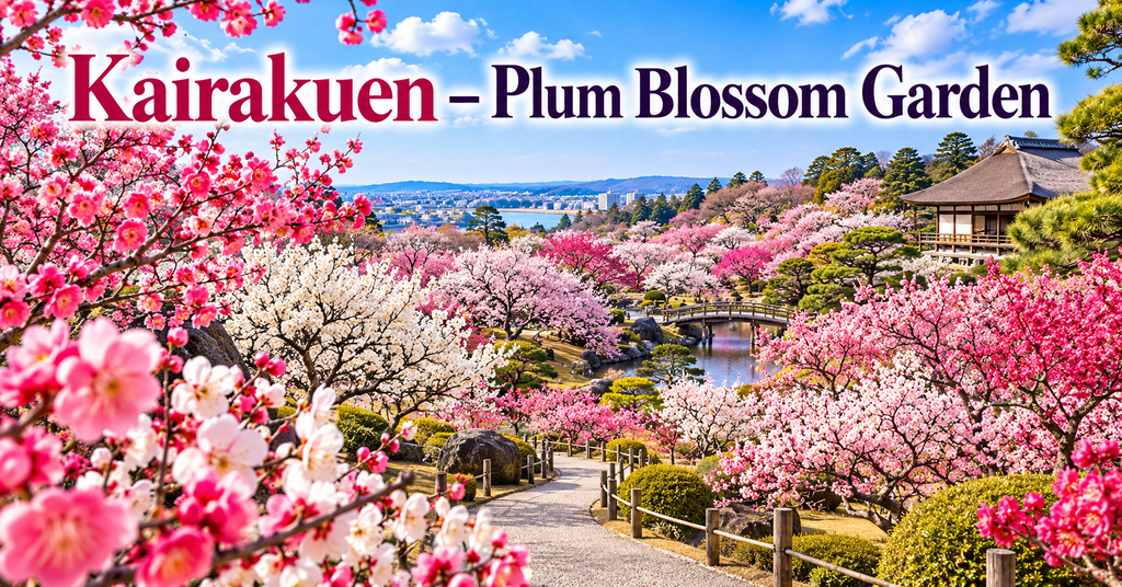 Kairakuen Garden – Mito. AI-generated illustration.