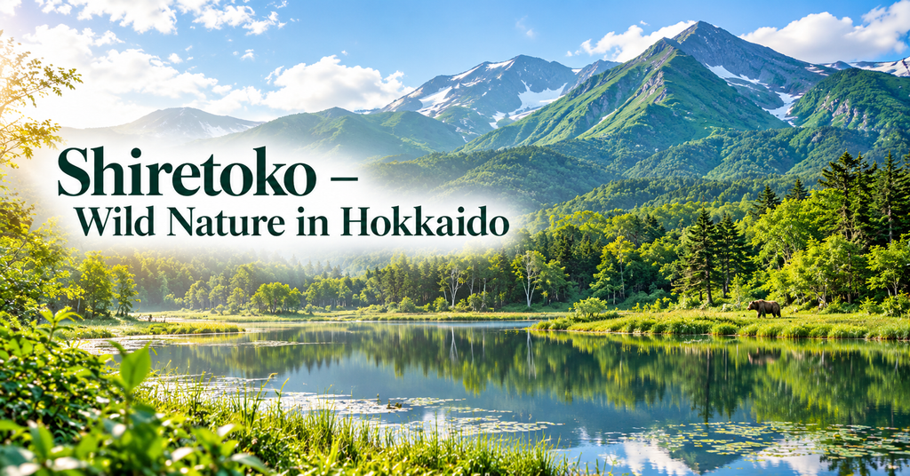 Shiretoko – Wild Nature in Hokkaido. AI-generated illustration.