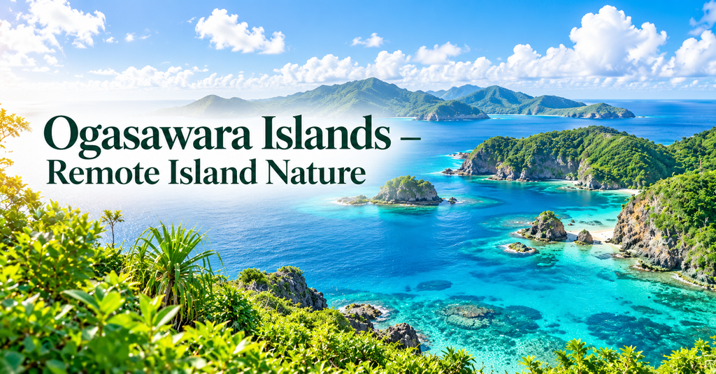 Ogasawara Islands – Japan’s Remote Subtropical Islands. AI-generated illustration.
