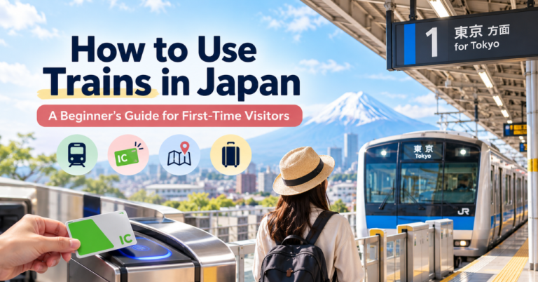 How to Use Trains in Japan【A Beginner’s Guide for First-Time Visitors】
