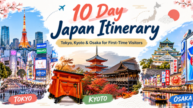 10 Day Japan Itinerary for First-Time Visitors: Tokyo, Kyoto & Osaka