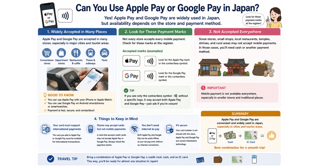 Can You Use Apple Pay or Google Pay in Japan?