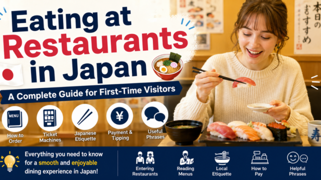 Eating at Restaurants in Japan: A Complete Guide for First-Time Visitors