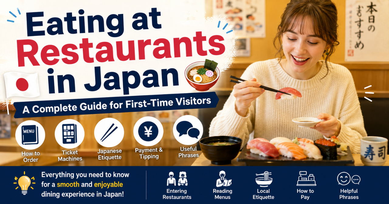 Eating at Restaurants in Japan: A Complete Guide for First-Time Visitors