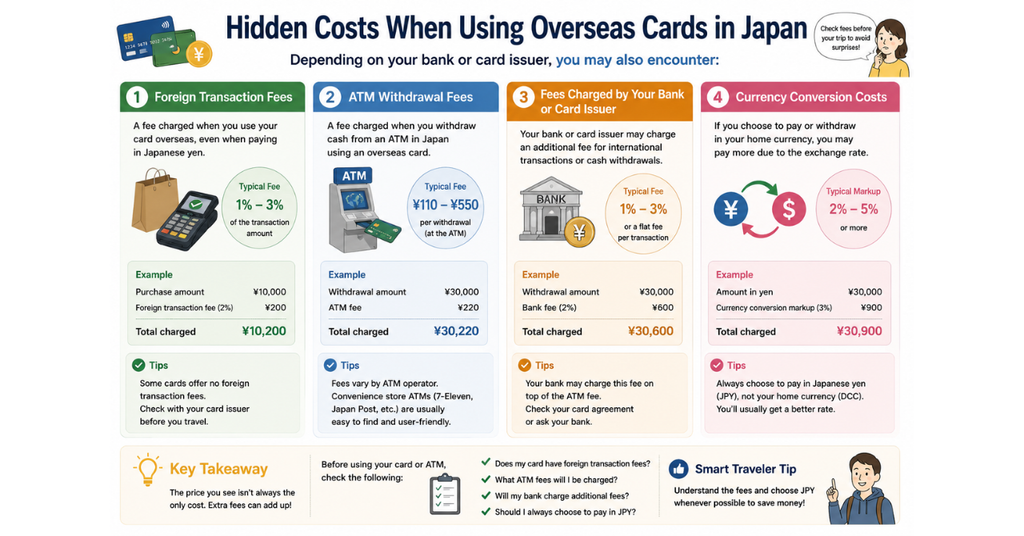 Hidden Costs When Using Overseas Cards in Japan