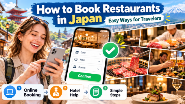 How to Book Restaurants in Japan