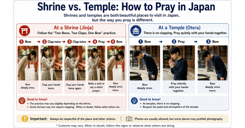 How to pray in japan