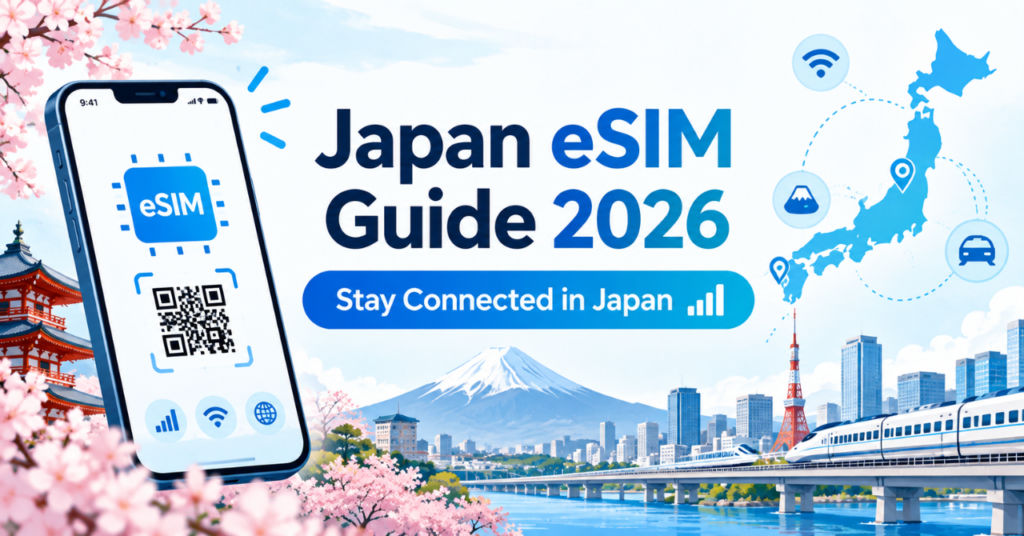 Japan eSIM Guide 2026: How to Choose, Buy, and Use an eSIM in Japan