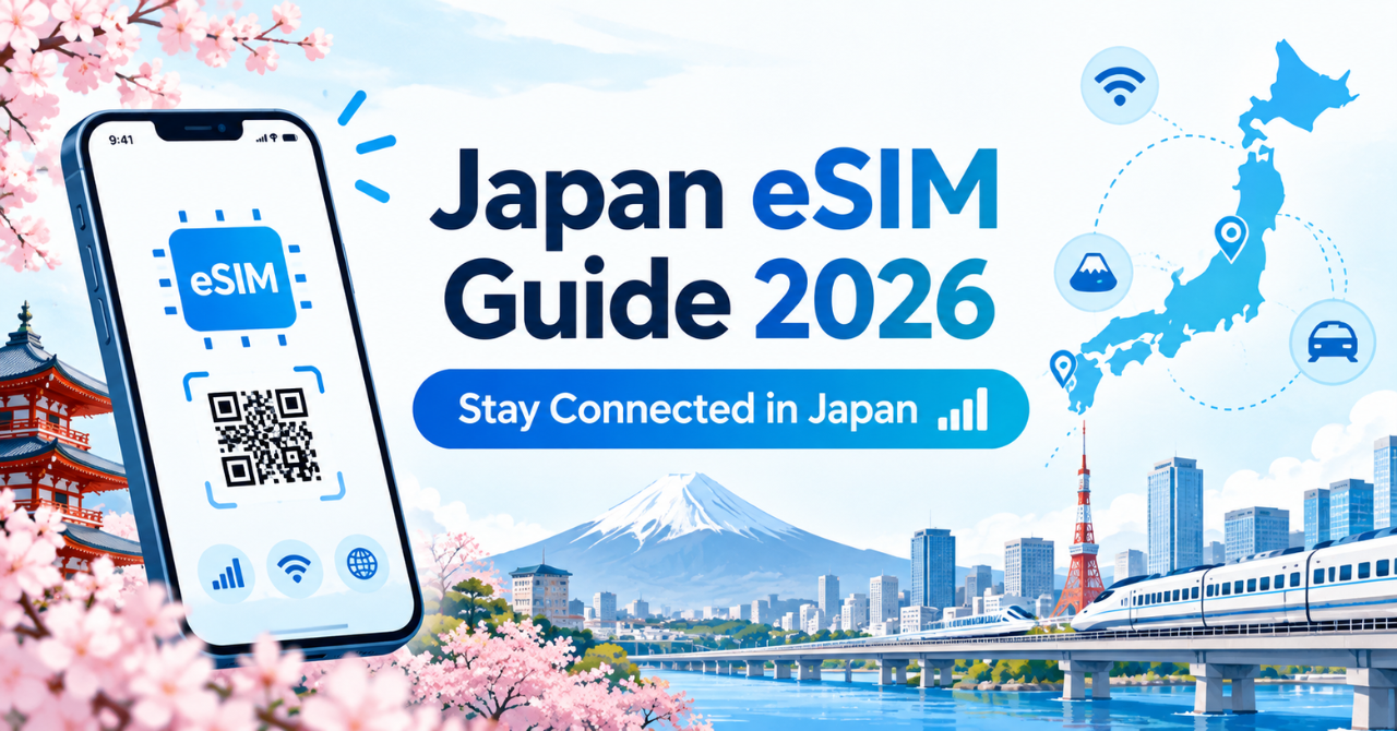 Japan eSIM Guide 2026: How to Choose, Buy, and Use an eSIM in Japan