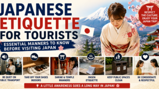 Essential Manners to Know Before Visiting Japan