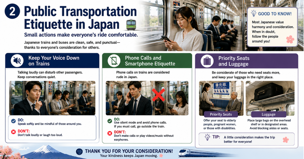 Public Transportation Etiquette in Japan