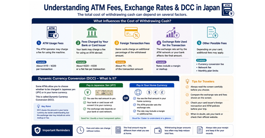 Understanding ATM Fees, Exchange Rates & DCC in Japan