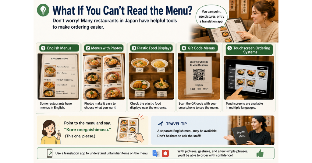 What If You Can’t Read the Menu?