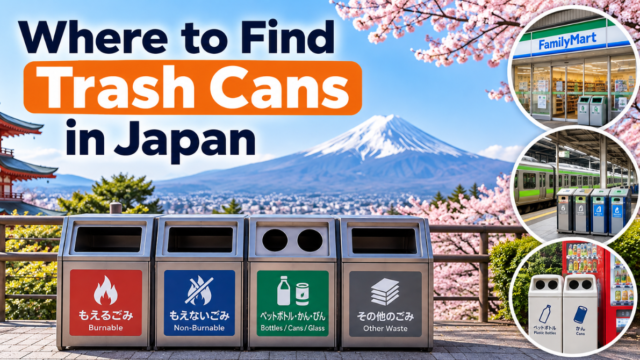 Where Are the Trash Cans in Japan?