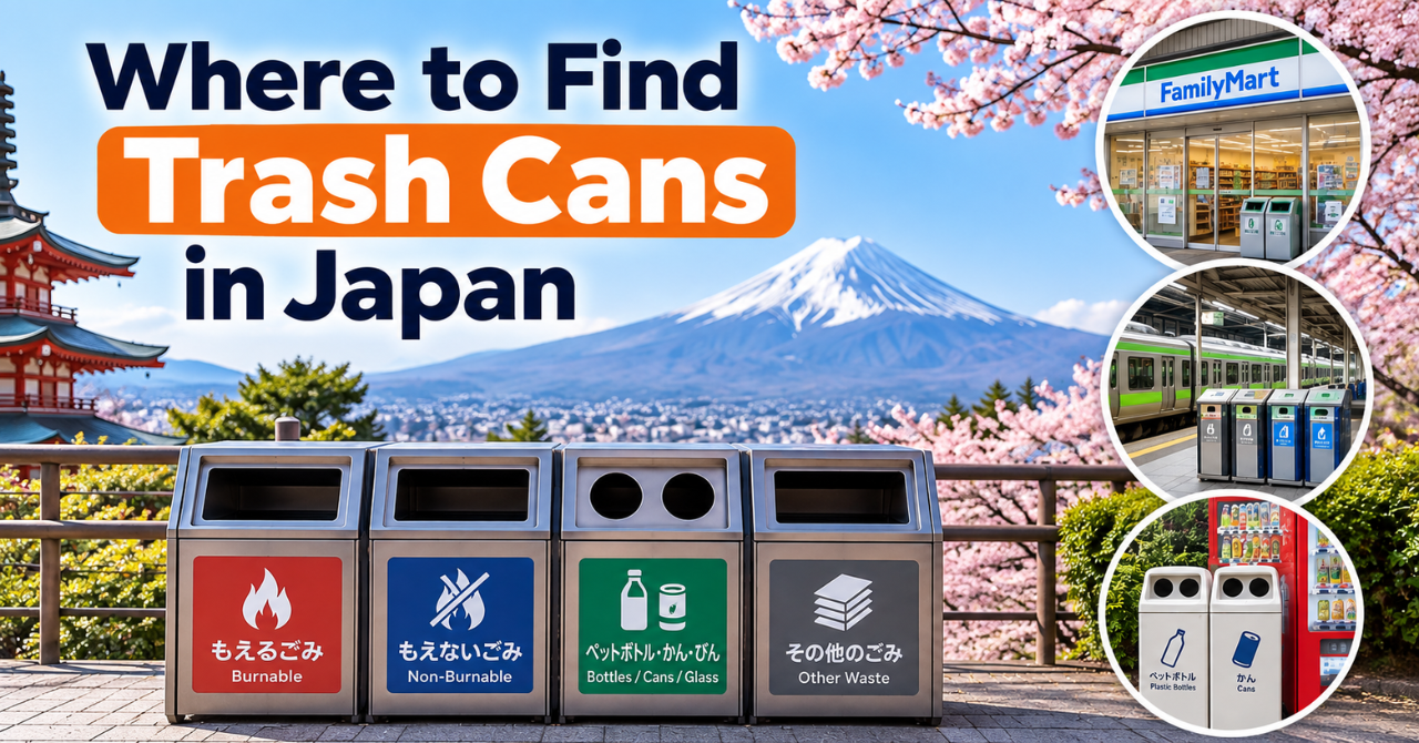 Where Are the Trash Cans in Japan?