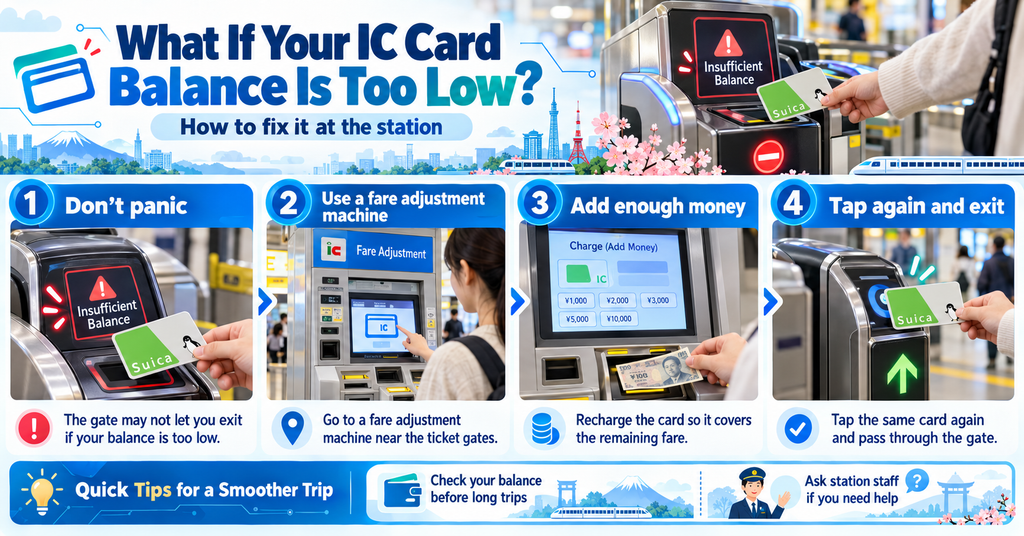 What If Your IC Card Balance Is Too Low?
