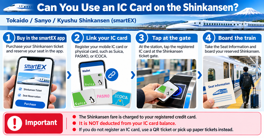 Can You Use an IC Card on the Shinkansen?