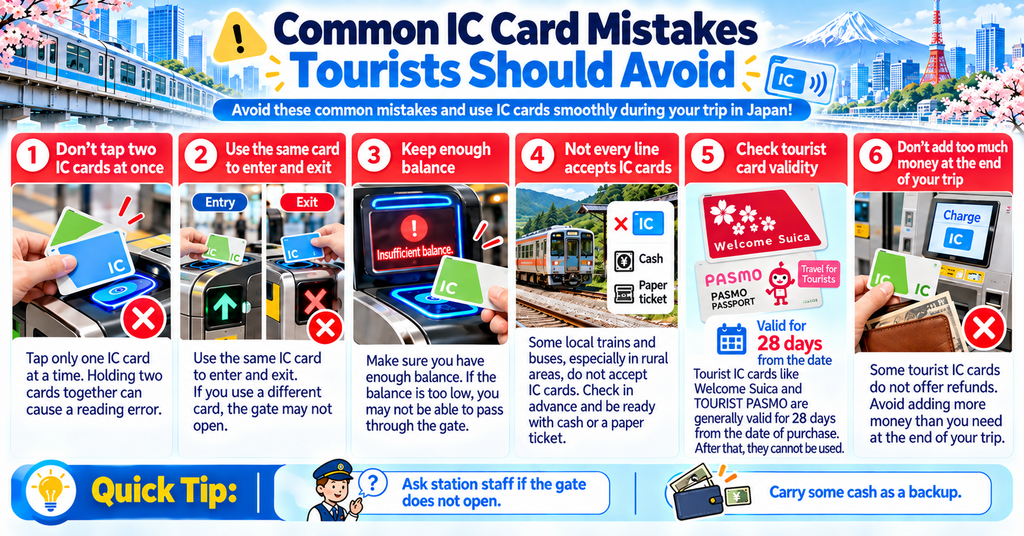 Common IC Card Mistakes Tourists Should Avoid
