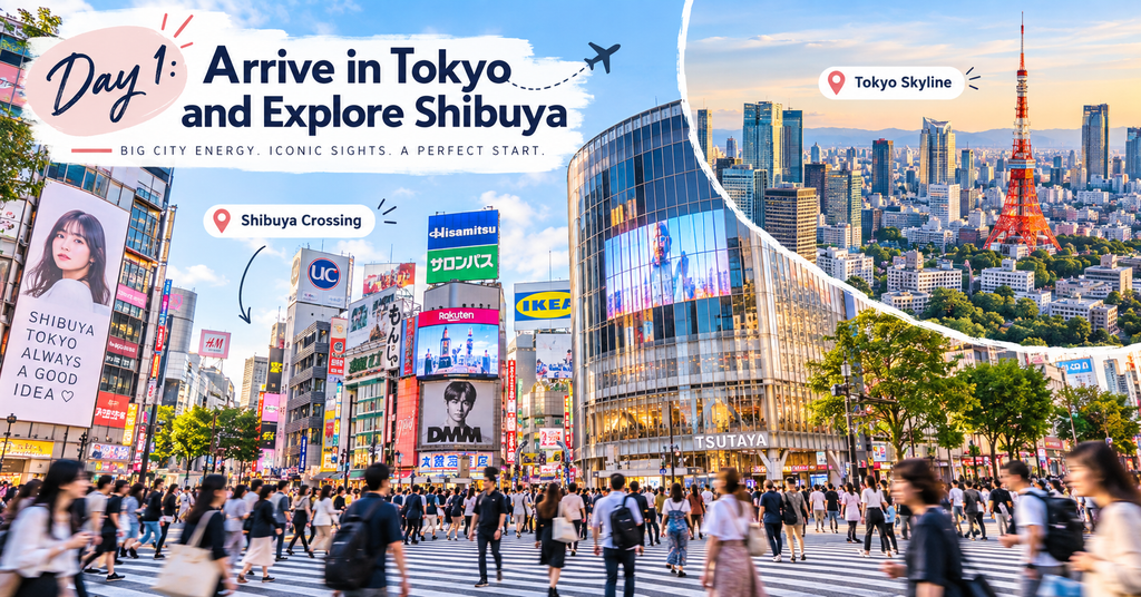 Arrive in Tokyo and Explore Shibuya