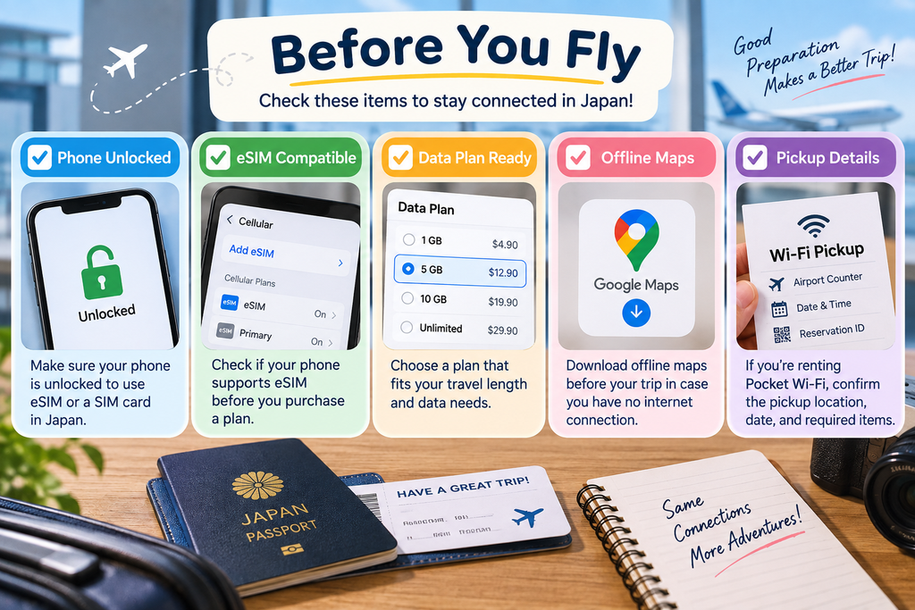 What to Check Before Using Internet in Japan