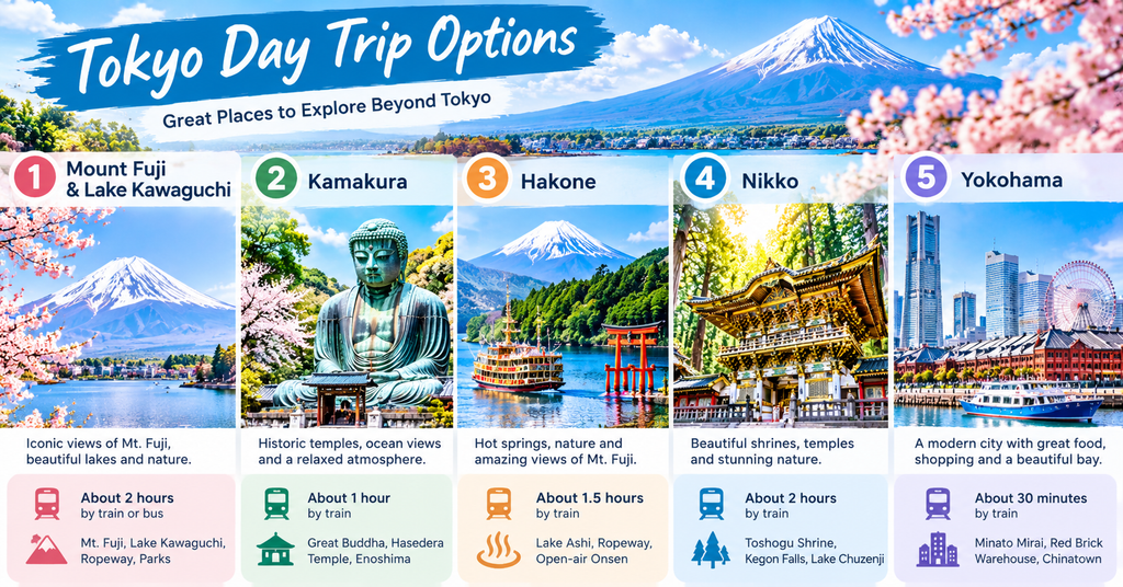 Explore More of Tokyo or Take a Day Trip