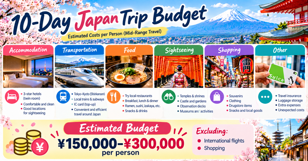 How Much Does a 10 Day Trip to Japan Cost?