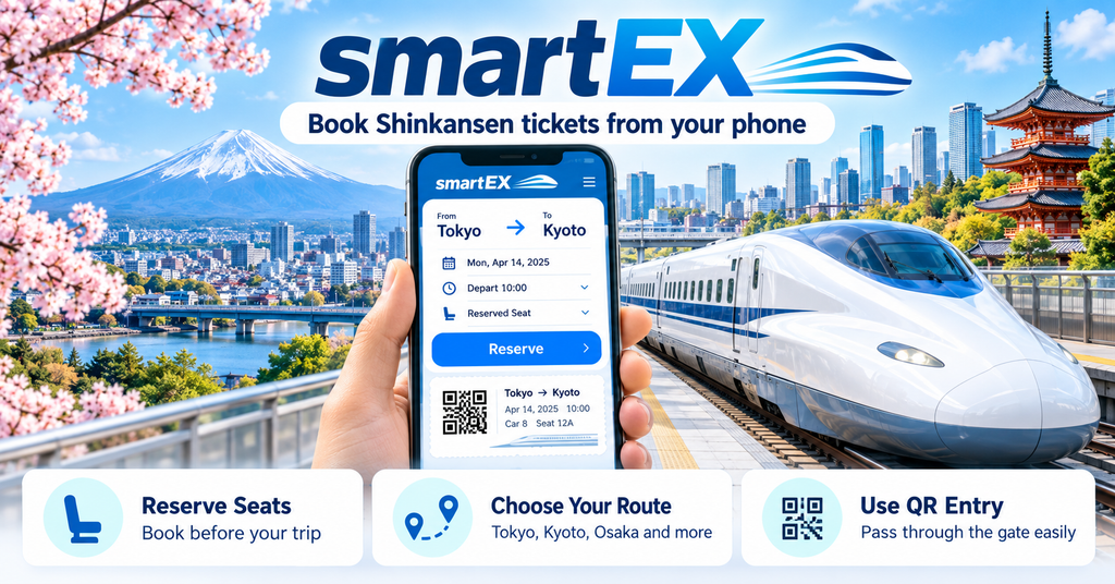 smartEX – Best for Shinkansen Reservations