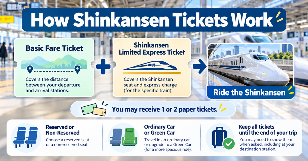How Shinkansen Tickets Work in Japan