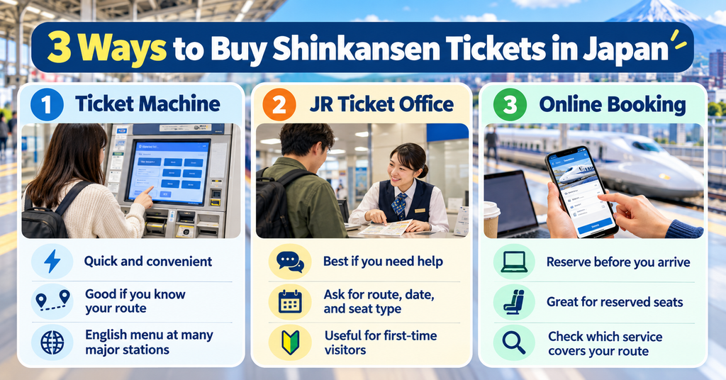 3 Ways to Buy Shinkansen Tickets in Japan