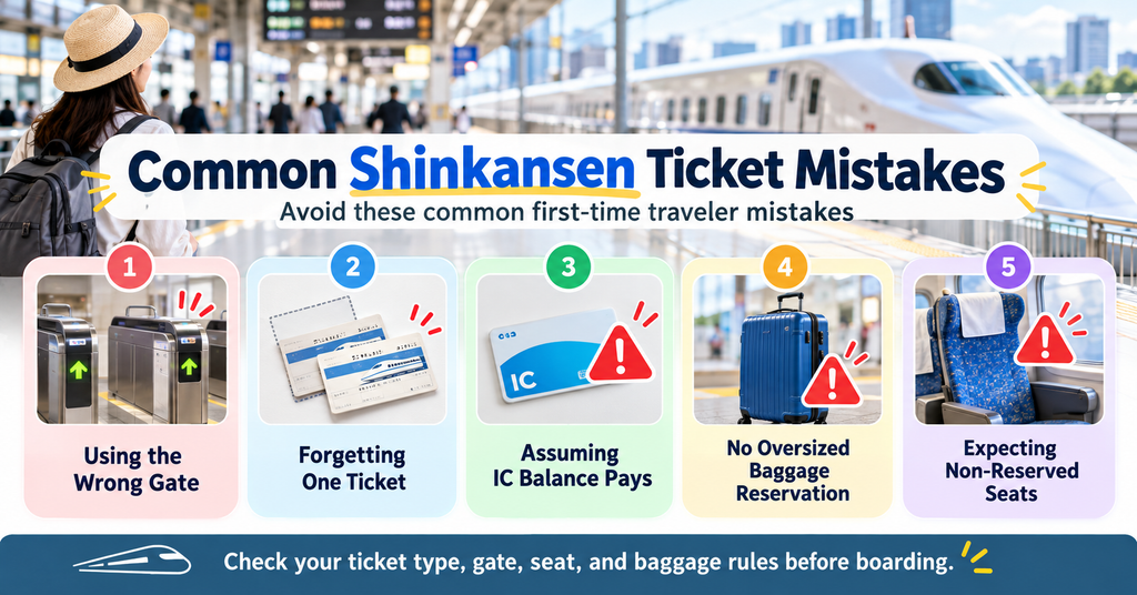 Common Shinkansen Ticket Mistakes