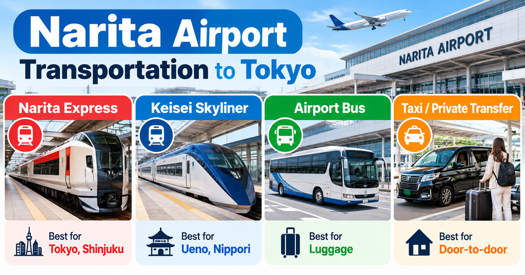 How to Get from Narita Airport to Tokyo