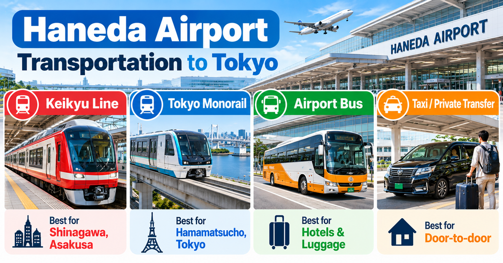 How to Get from Haneda Airport to Tokyo