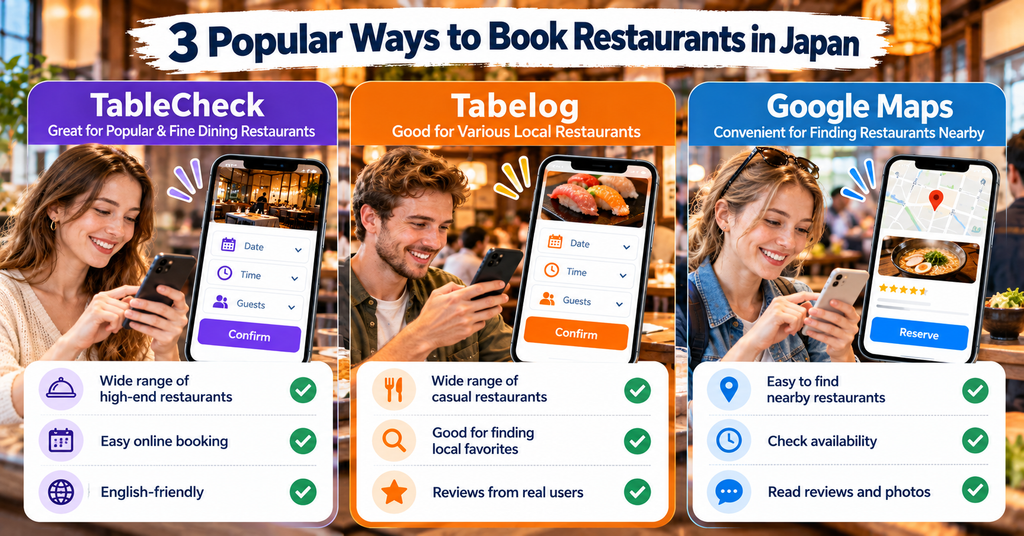 How to Make an Online Restaurant Reservation in Japan