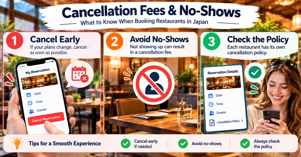 Cancellation Fees and No-Shows in Japan