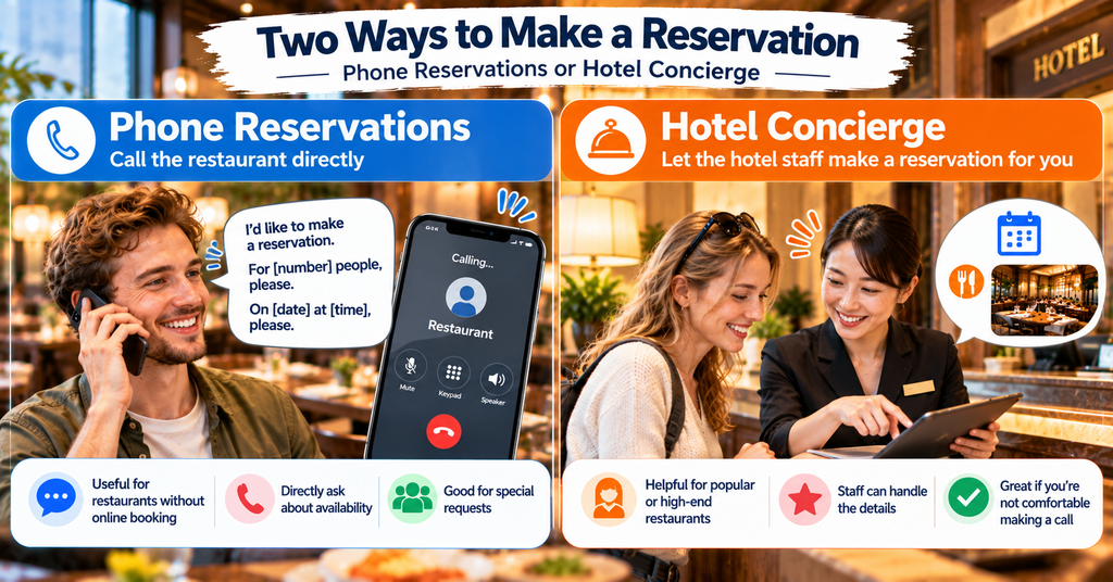 What If the Restaurant Only Accepts Phone Reservations?