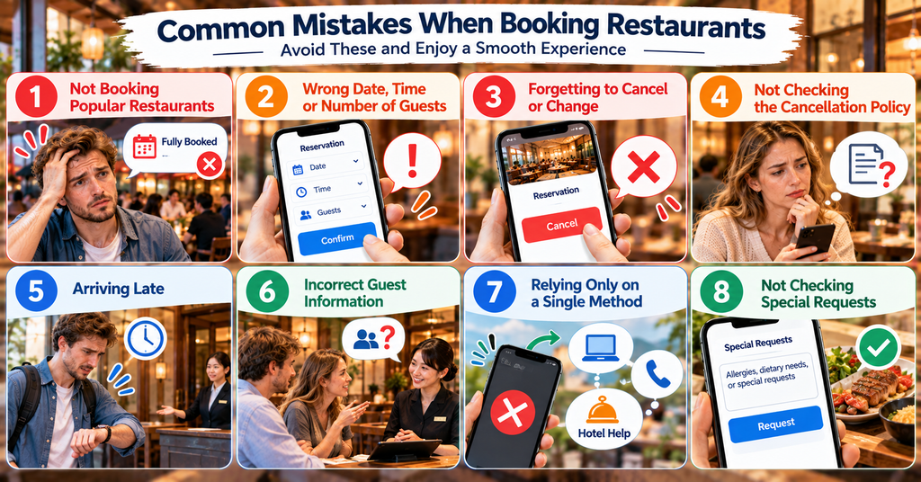 Common Restaurant Reservation Mistakes to Avoid