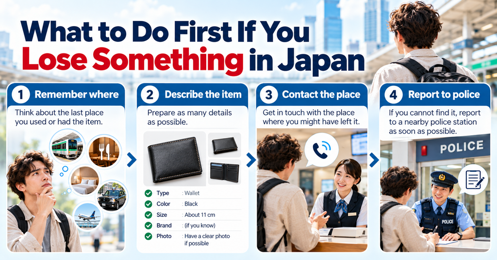 What to Do First If You Lose Something in Japan