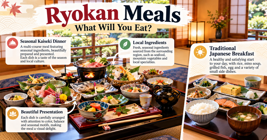 Ryokan Meals: What Will You Eat?