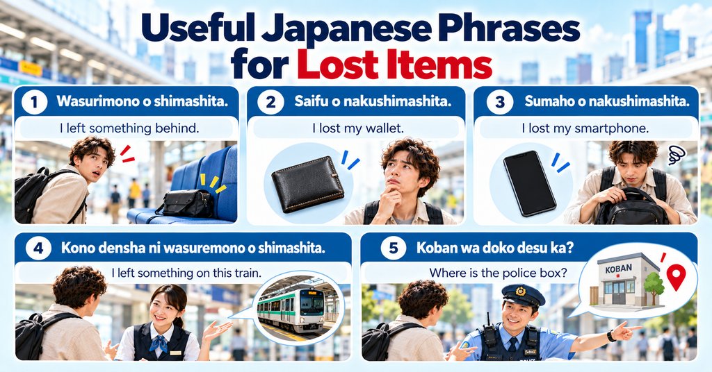 Useful Japanese Phrases for Lost Items